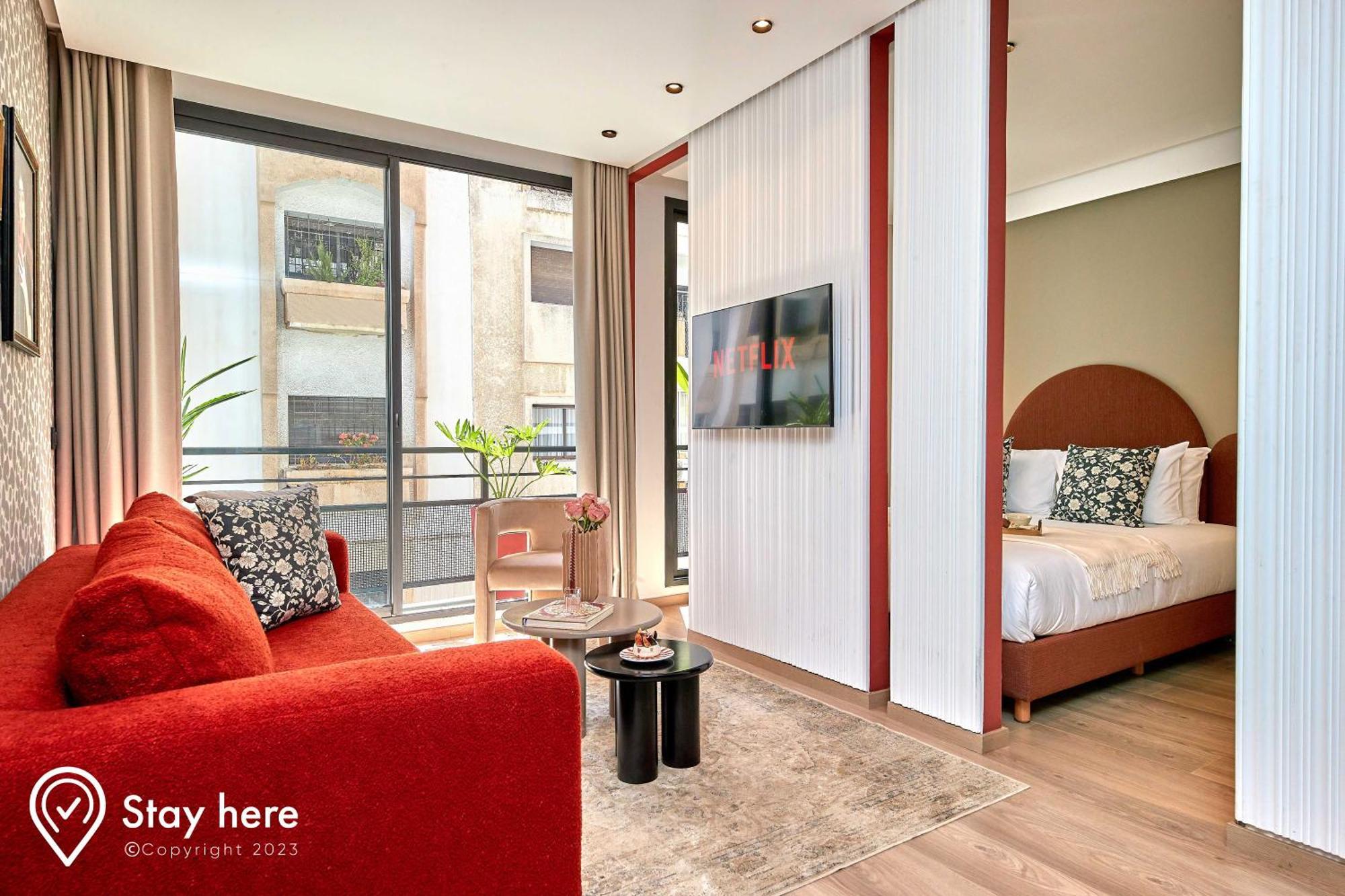 Stayhere Casablanca - Maarif - Elite Residence Eksteriør billede